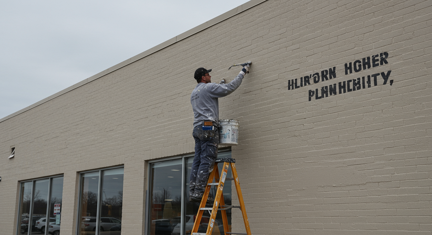 Freshly Painted Home Exterior