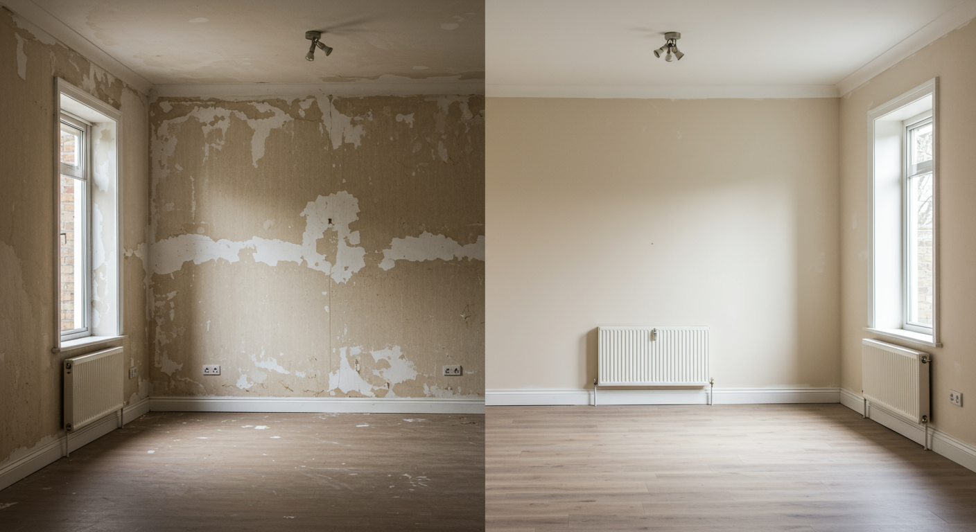 Before and After Painting Transformation